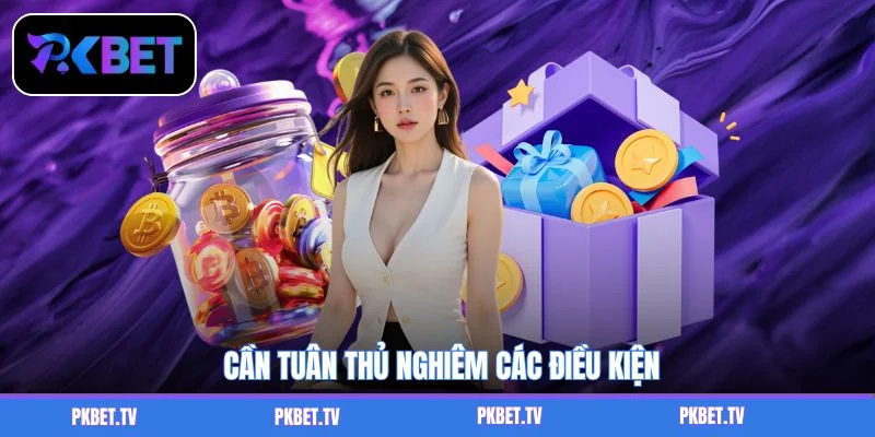 Cần tuân thủ nghiêm các điều kiện