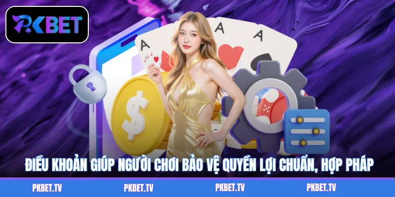 Điều khoản giúp người chơi bảo vệ quyền lợi chuẩn, hợp pháp