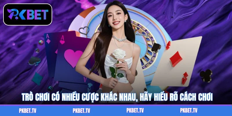 Trò chơi có nhiều cược khác nhau, hãy hiểu rõ cách chơi