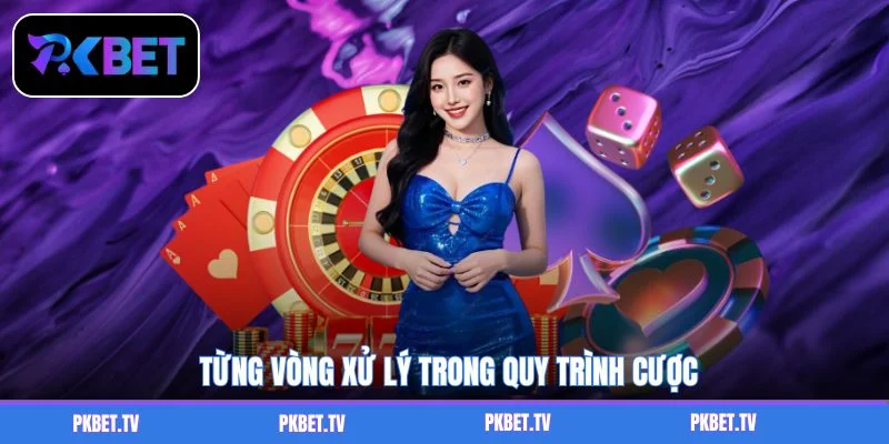 Từng vòng xử lý trong quy trình cược