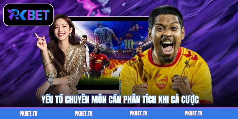 Yếu tố chuyên môn cần phân tích khi cá cược